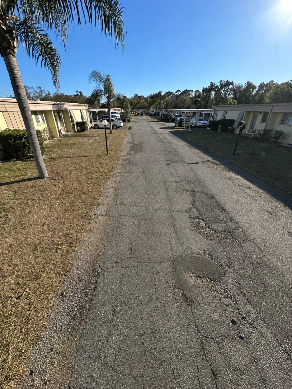 See the difference before asphalt paving